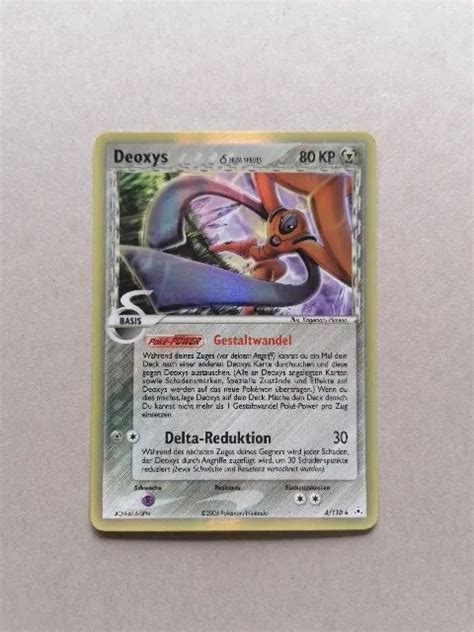 POKEMON KARTE Deoxys EX Delta Species Holo Ex Holon Phantoms 4 110