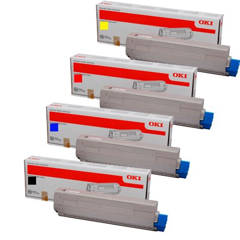 OKI C831 Toner Cartridge X 4 Pack Genuine Toner Cartridges Hot Toner