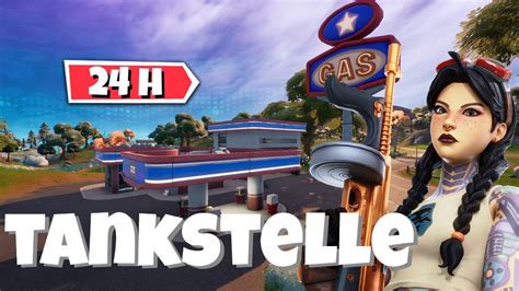 Ich eröffne eine TANKSTELLE für 24 STUNDEN in FORTNITE YouTube