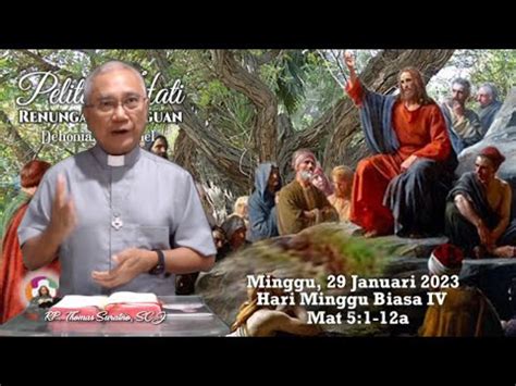 Renungan Harian Pelita Hati Minggu Januari Hmb Iv A Youtube