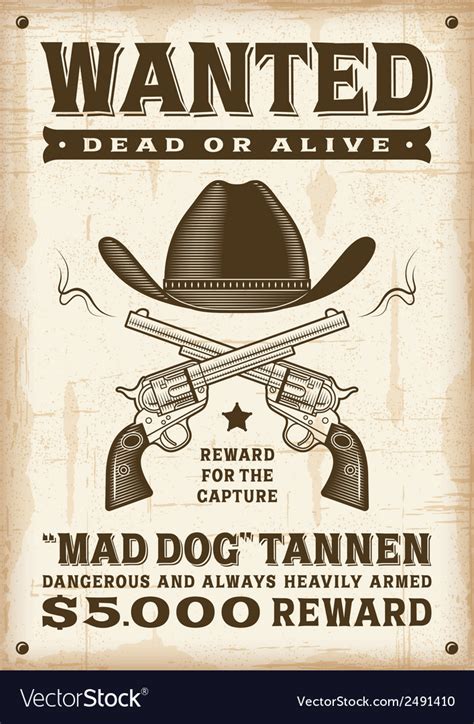 Old Western Wanted Posters
