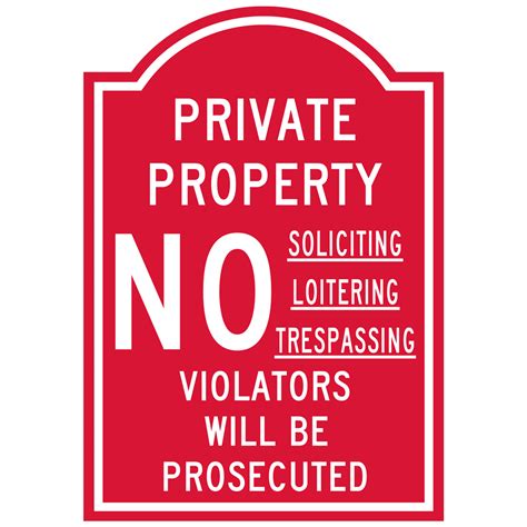 Private Property Engraved Sign Egre 13357 Whtonred Private Property