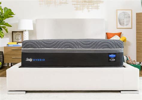 Sealy Hybrid Premium Silver Chill Firm Mattress Queen Size Home Furniture