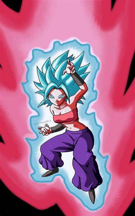 Caulifla Ssj Blue Dragon Ball Super Artwork Anime Dragon Ball