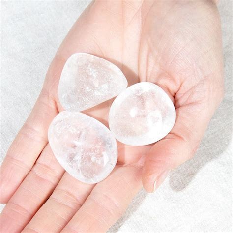 Tumbled Clear Quartz Stones High Quality Tiny Rituals