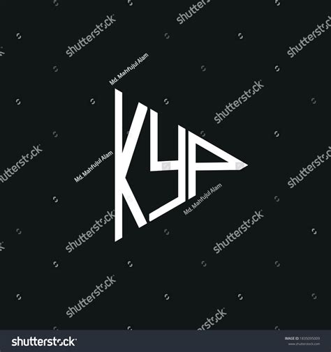 Kyp Vector Logo Kyp Letter Logo Stock Vector (Royalty Free) 1835095009 ...