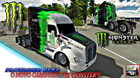 Plotagem Para O Novo Caminh O Da Monster Energy Car Parking