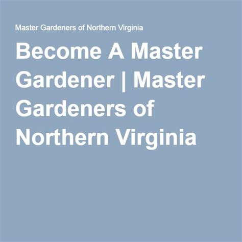 Become A Master Gardener Master Gardener Master Gardener Program Master