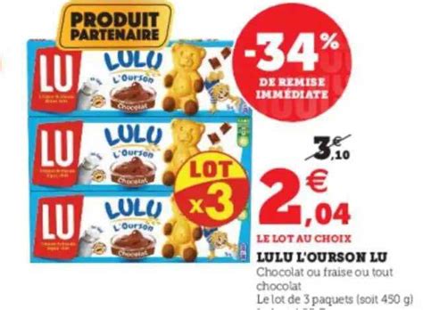 Promo Lulu L Ourson Lu Chez Hyper U Icatalogue Fr