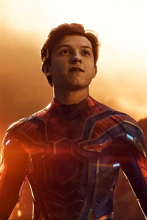 Spider Man Spiderman Spidermen Endgame Tom Holland Iron Spider