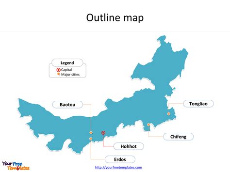 Inner-Mongolia-Map - Free PowerPoint Template