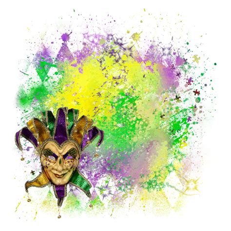 Mardi Gras Element – 800 x 800 PNG Transparent