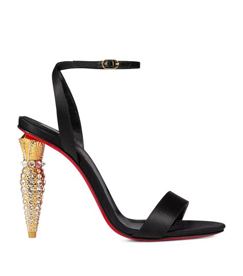 Womens Christian Louboutin Red Lip Queen Sandals 100 Harrods