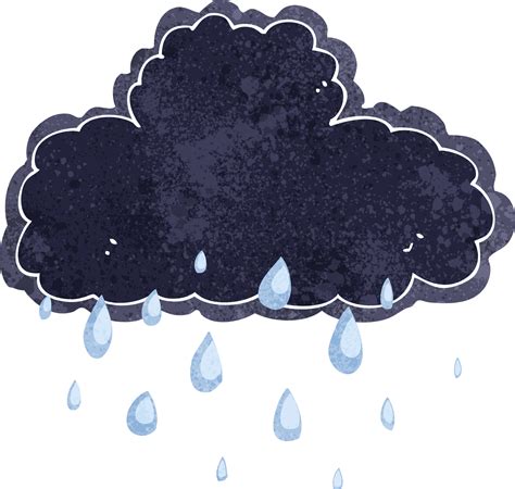 Dibujos Animados Nube De Lluvia Dibujo Png