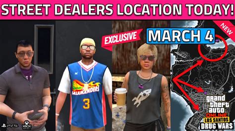 Street Dealers Locations Today March In Gta Online Where To Find