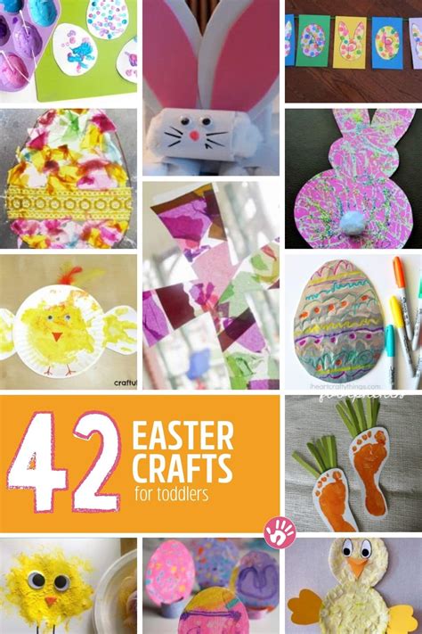 42 Easter Crafts for Toddlers! "Egg-cellent" for 2 & 3 Year Olds