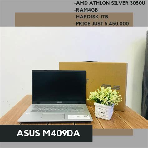 Jual Laptop Asus M409da Amd Athlon Silver 3050u 23ghz Ram 4gb Hdd 1tb Di Lapak Tomy Laptop