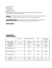 Orgo Lab Report 5 Docx Amanda Josaphat Section 001 TA Alexi Martin