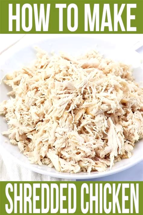 How To Make Shredded Chicken Artofit