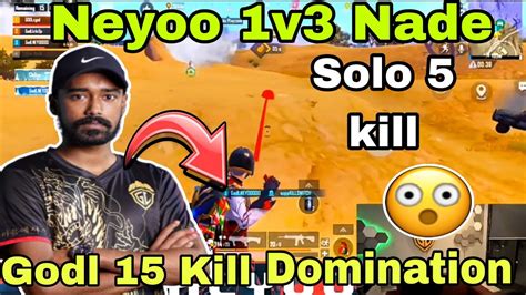 Neyoo Pure 1v3godlike 15 Kill Domination Neyoo Solo 5 Killin T1