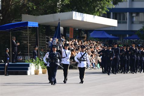 香港警察學院舉行結業會操 社會 香港中通社