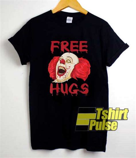 Free Hugs Creepy Clown Shirt