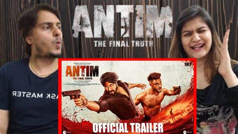 Antim The Final Truth Official Trailer Salman Khan Aayush Sharma