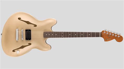 Fender Tom Delonge Starcaster Satin Shoreline Gold 0262360544