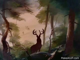 Bambi - Disney (Gallop of the Stags-The Great Prince of the Forest-Man ...