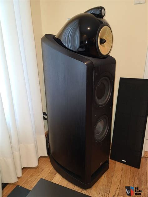 Bowers Wilkins B W Nautilus Speakers In Black Ash Finish Photo