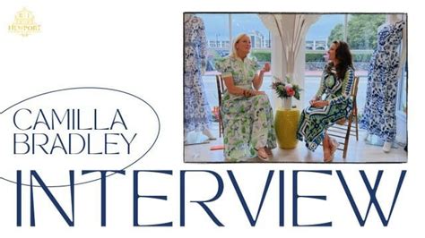 Rare And Unique Interview With Designer Camilla K Bradley • Newport