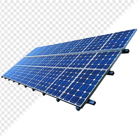 Premium Psd Solar Panels Isolated On A Transparent Background