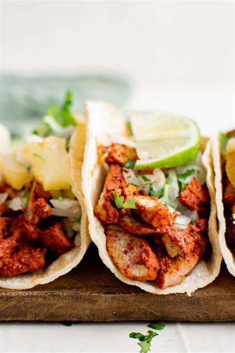 Authentic Tacos Al Pastor Pork Tacos