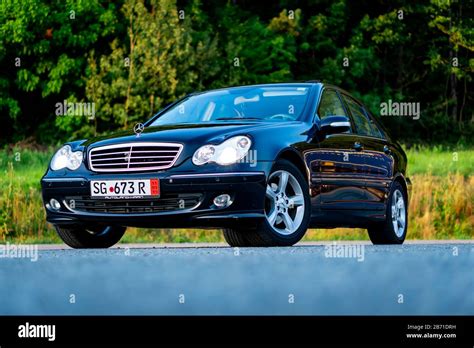 Mercedes Benz W203 C Class Kompressor Sedan Photo Session In An