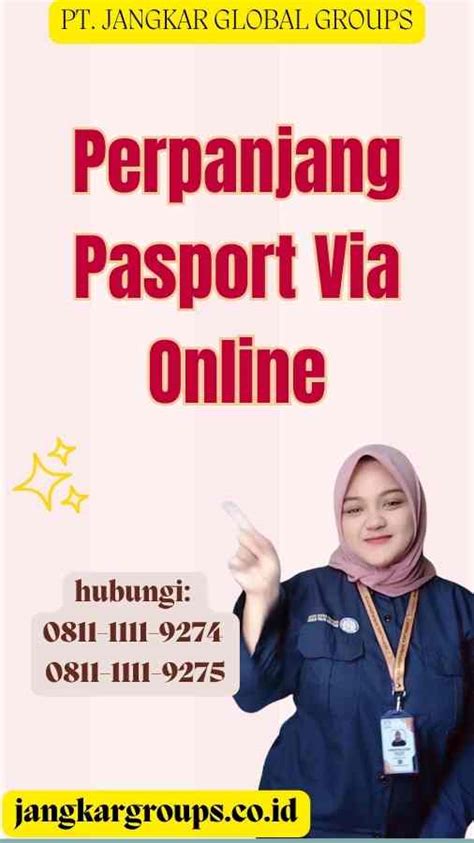 Perpanjang Pasport Via Online Mudah Dan Praktis Jangkar Global Groups