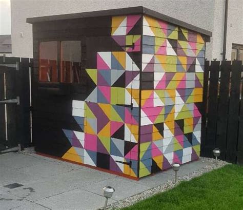 Cool Funky Painted Garden Shed Ideas Tiger Sheds