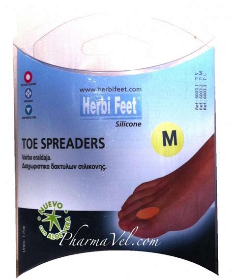 Herbi Feet Flat Toe Spreaders Hf Medium Size Pack Foot Care