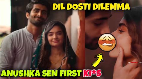 Anushka Sen की पहली Kiss Anushka Sen Kiss Anushka Sen Viral Kiss Anushka Sen Dil Dosti