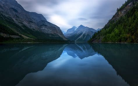 Nature Landscape Lake Mountain Reflection Trees Water British