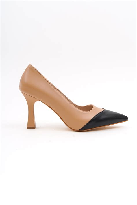 Joy Nude Siyah Sivri Burun Topuklu cm Günlük Ayakkabı Fiyatları Flo