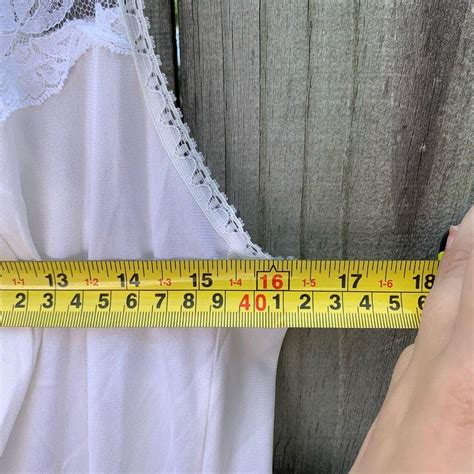 Vintage S Maidenform White Lace Lingerie Slip Depop