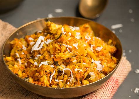 Cabbage And Carrot Thoran Recipe By Archana S Kitchen