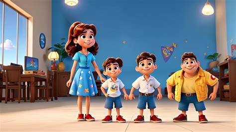 Una Familia Al Estilo Disney Pixar Alta Calidad Mejor Calidad SeaArt AI