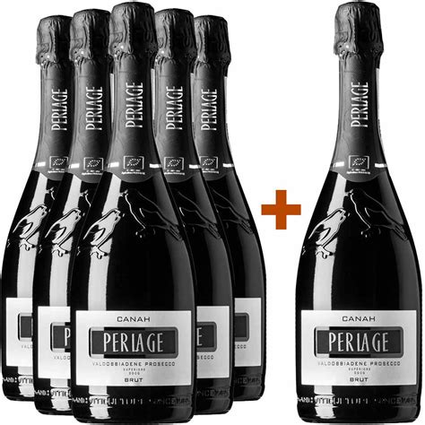 Perlage Paket Canah Valdobbiadene Prosecco Superiore Docg Brut Bio