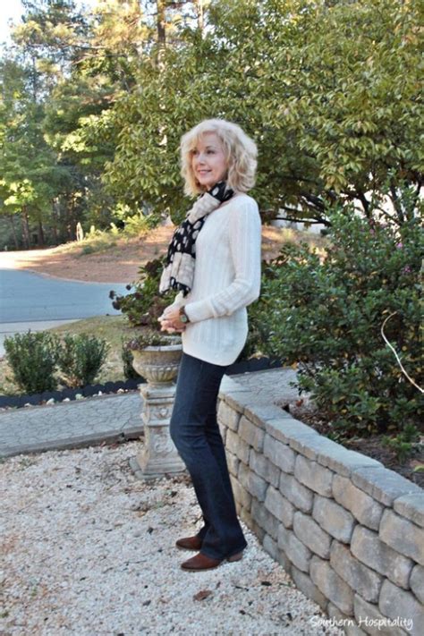 Fashion Over 50 Boots And Sweater Weather Southern Hospitality