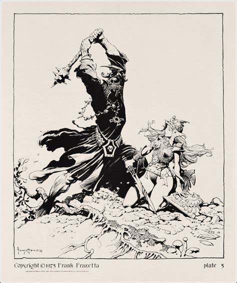 Frazetta S Lord Of The Rings Portfolio Frazetta Art Museum