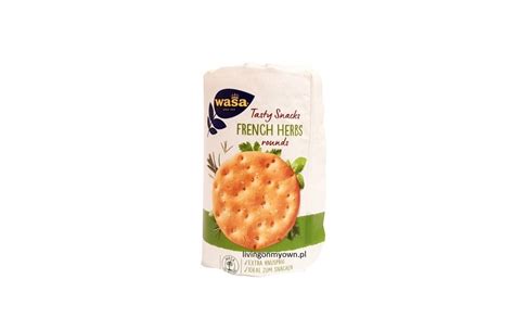 Wasa Tasty Snacks Rounds French Herbs Pieczywo Chrupkie Recenzja