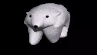 Polygon Polar Bear Meme - Walking Polar Bear Meme 3d Photographic Print ...