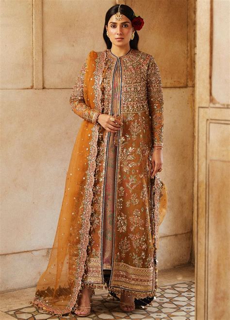 Hussain Rehar Embroidered Organza Suits Unstitched Piece Hrr Lf