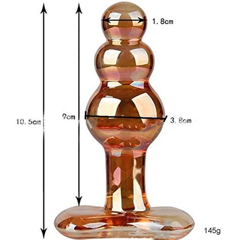 Noir Grand Artificiel En Verre Pyrex Bite Cristal Gode P Nis Anal